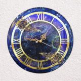Galaxy Wall Clock