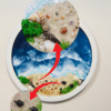 Handmade Resin Ocean Art for Beach House Décor