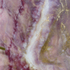 Handmade resin clock in pink marble finish