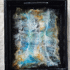 Elegant wooden plate with resin finish