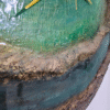 Resin Geode Inspired Decorative Wall Clock