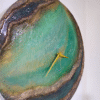 Artistic Resin Wall Clock for Living Room Decor