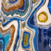 Abstract Resin Artwork Inspired by Geodes