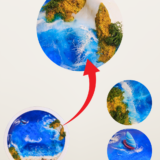 Ocean resin wall hanging with realistic waves
