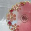 Decorative Red Resin Thali for Festivals.
