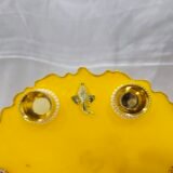Customizable Diya Thali for pooja and Diwali.