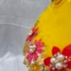 Traditional Floral Diya Thali with diya holders.
