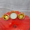 Handmade decorative thali for Diwali, Raksha Bandhan, and rituals