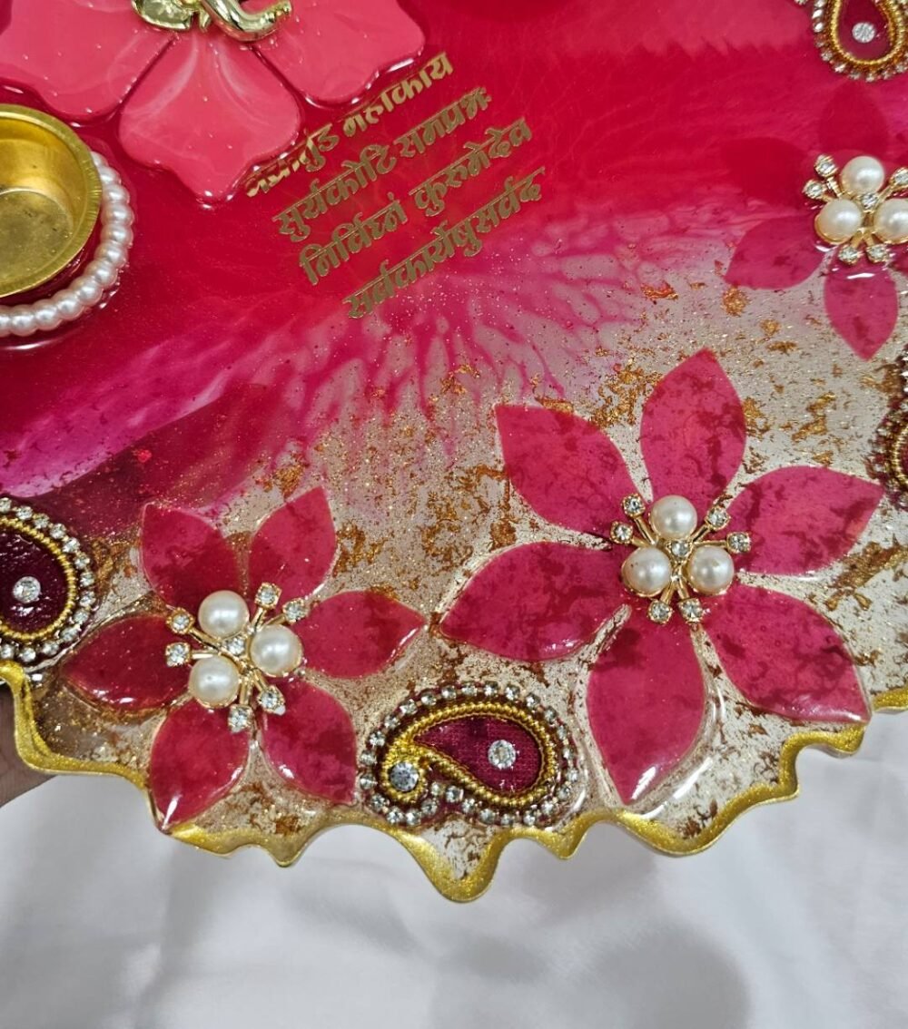 Resin Puja Thali