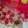 Designer peach resin thali for rituals and gifts