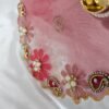 Elegant pink festival thali for Diwali and Raksha Bandhan
