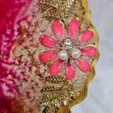 Traditional Handmade Resin Pooja Plate