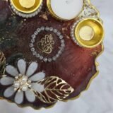 Decorative Ganesha Resin Pooja Plate