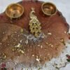 Handmade Resin Decorative Thali with Diyas