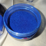 Dark Blue Pearl Mica Powder Pigment jar for resin art, epoxy, soap and candle making—vibrant Dark Blue pigment