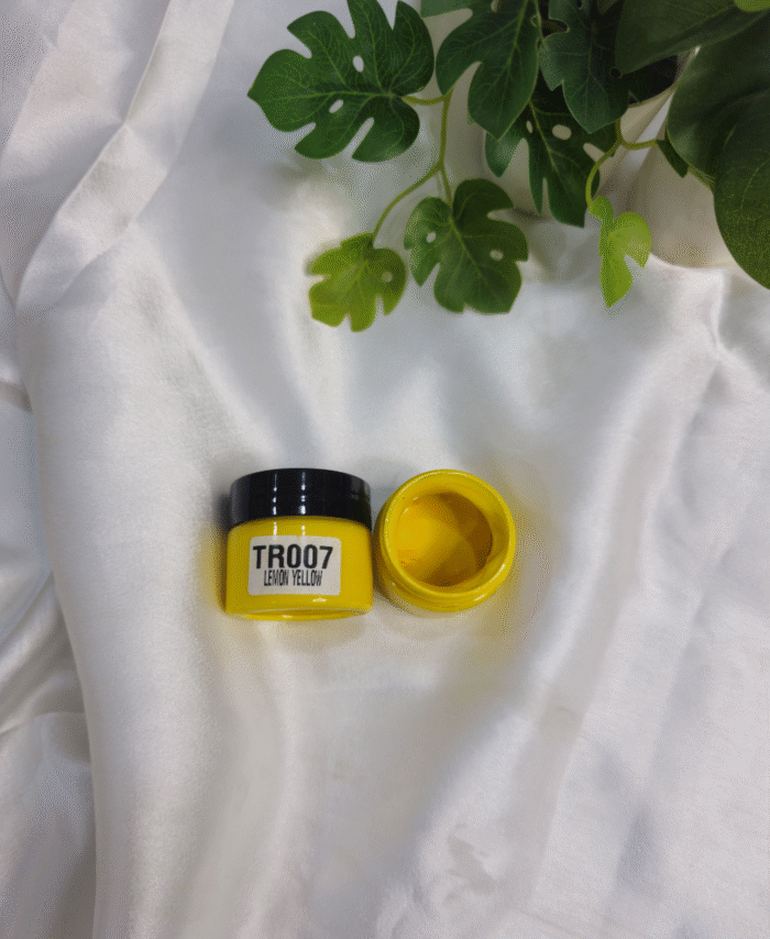 Opaque resin pigment in Lemon Yellow jar for epoxy, resin art, and DIY crafts – 20g