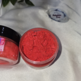 Scarlet Pearl Mica Powder Pigment jar for resin art, epoxy, soap and candle making—vibrant metallic Scarlet pigment
