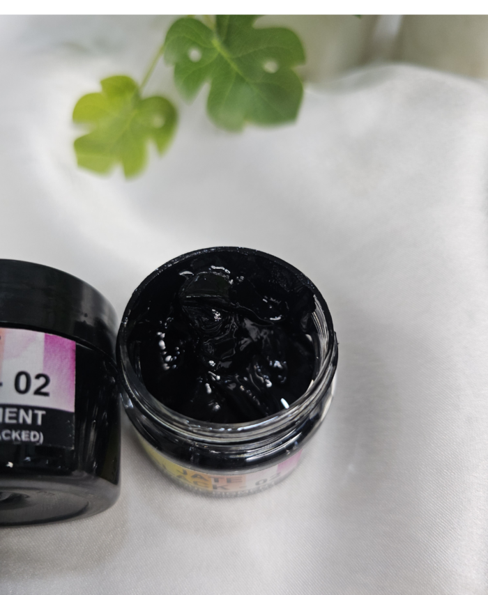 Opaque resin pigment in Jate Black jar for epoxy, resin art, and DIY crafts – 20g