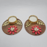 Colorful Handmade Decorative Candle Holder for Festival & Pooja