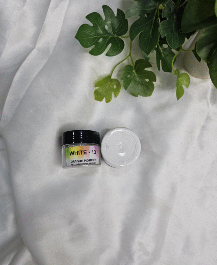 Opaque resin pigment in White jar for epoxy, resin art, and DIY crafts – 20g