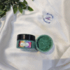 Dark Green Pearl Mica Powder Pigment jar for resin art, epoxy, soap and candle making—vibrant metallic Dark Green pigment