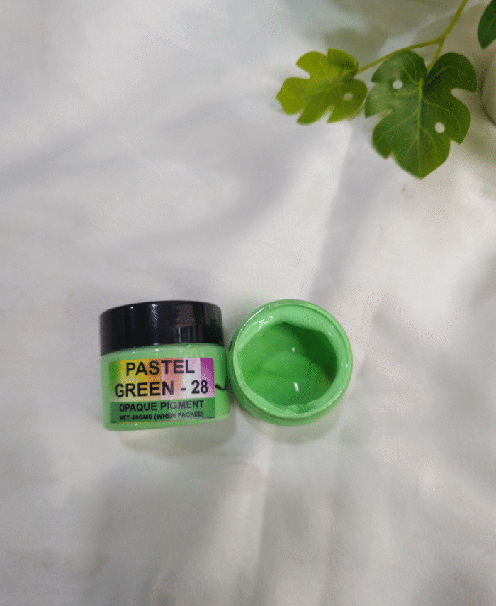 Opaque resin pigment in Pastel Green for epoxy, resin art, and DIY crafts – 20g