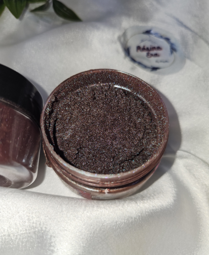 Mermaid Red Pearl Mica Powder Pigment jar for resin art, epoxy, soap and candle making – vibrant metallic red pigment
