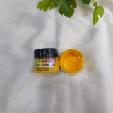 Opaque resin pigment in Golden Yellow jar for epoxy, resin art, and DIY crafts – 20g