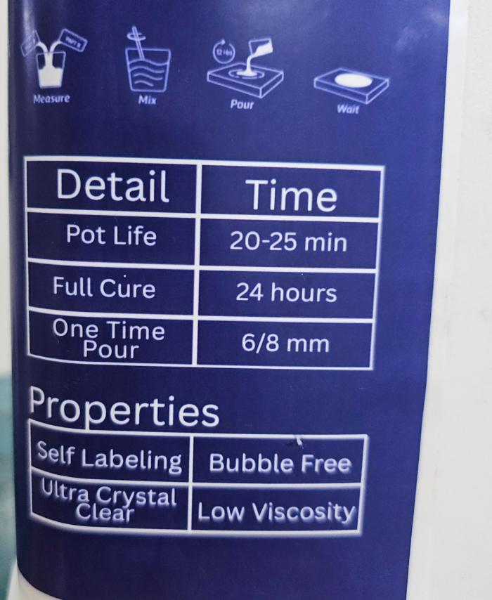 Features of ResineEra 2:1 Epoxy Resin – Mixing & Curing Instructions