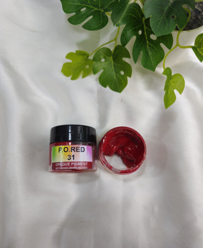 Opaque resin pigment in P.O.Red for epoxy, resin art, and DIY crafts – 20g