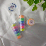 Multi-color mica powder pigment set for resin art and epoxy crafts – 6 shades in stackable jars