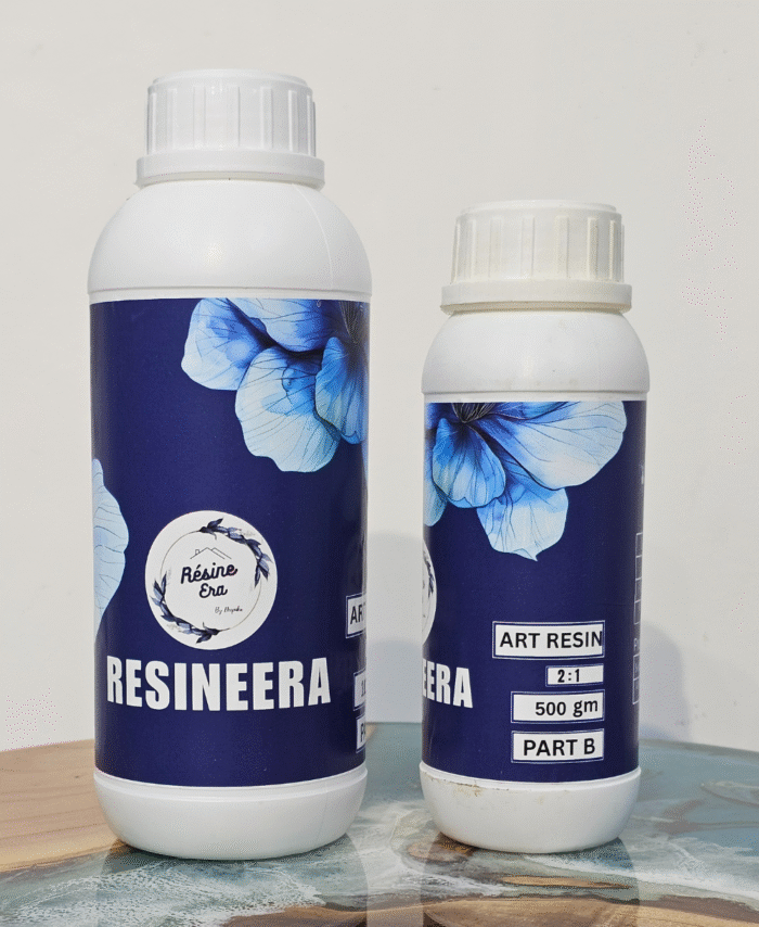 ResineEra 2:1 Epoxy Resin & Hardener Bottle – Crystal Clear Resin for Art & Crafts