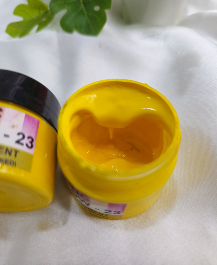 Opaque resin pigment in Zinc Yellow jar for epoxy, resin art, and DIY crafts – 20g