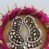 Resineera Lakshmi Footprint for Pooja Thali - Handcrafted with Crystals and Shells