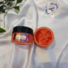 Dark Orange Pearl Mica Powder Pigment jar for resin art, epoxy, soap and candle making—vibrant Dark Orange pigment