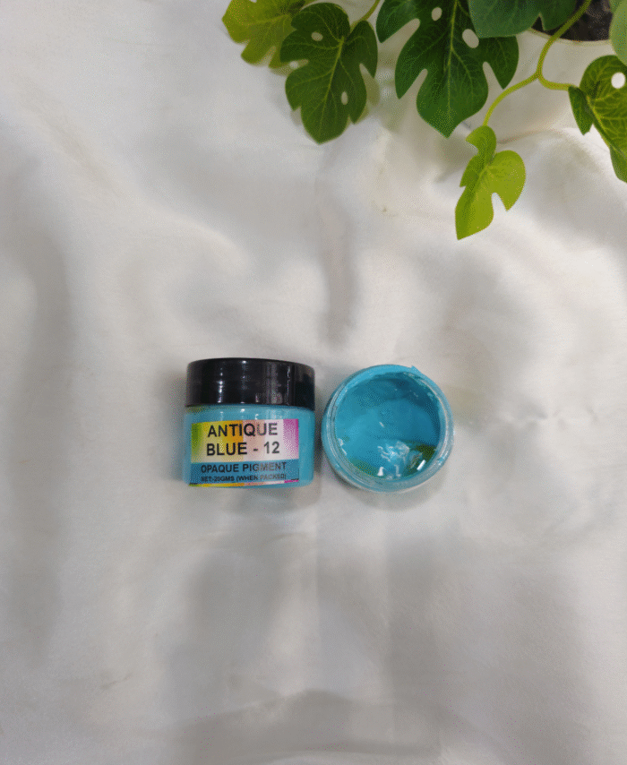 Opaque resin pigment in Antique Blue for epoxy, resin art, and DIY crafts – 20g
