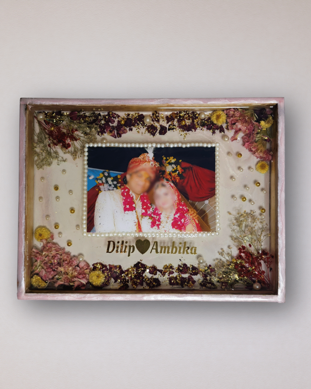 Customized Varmala Preservation Frame with Photo