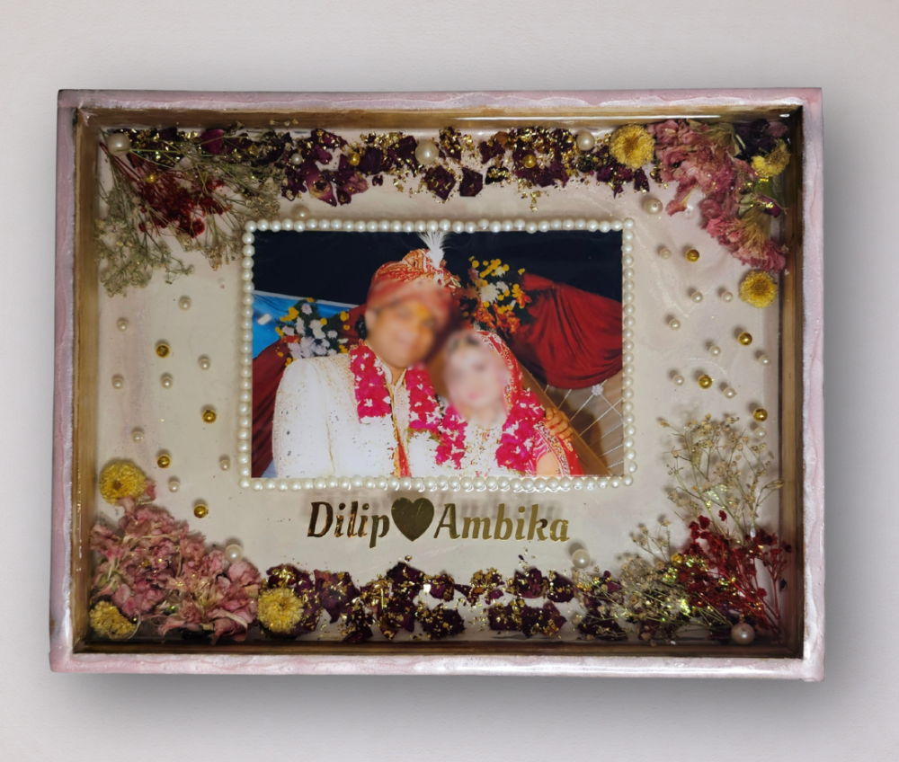 Customized Varmala Preservation Frame with Photo