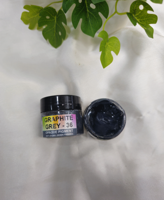 Opaque resin pigment in Graphite grey for epoxy, resin art, and DIY crafts – 20g