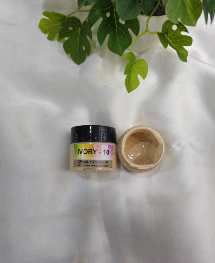 Opaque resin pigment in Ivory for epoxy, resin art, and DIY crafts – 20g