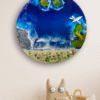 Blue White Ocean Wall Art