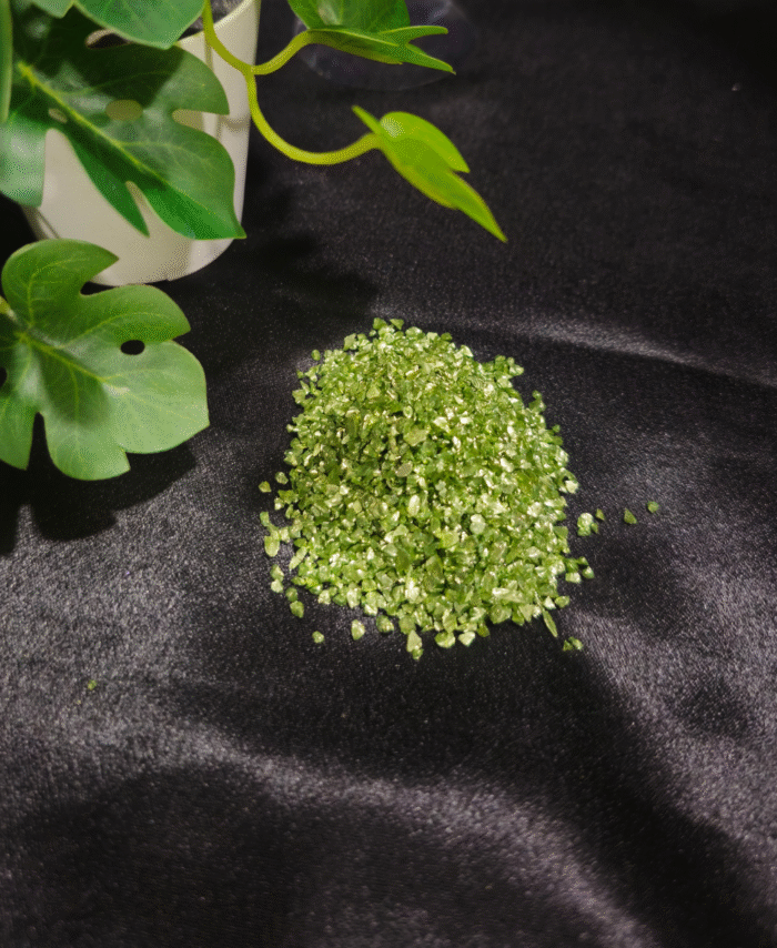 Metallic crystal granules for resin art and craft decoration