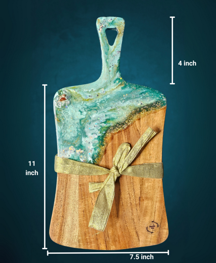 Handcrafted Wooden & Resin Platter