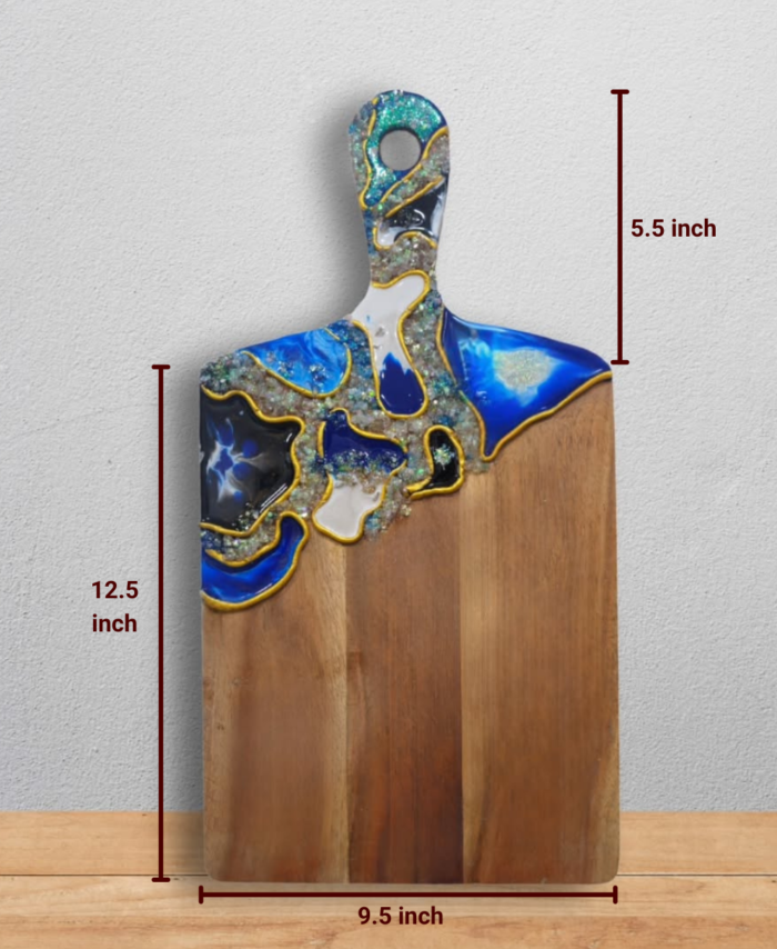 Handcrafted Wooden & Resin Platter