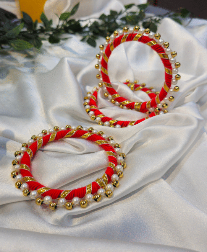 White pearl gota patti decorative strip used for resin art and craft decoration