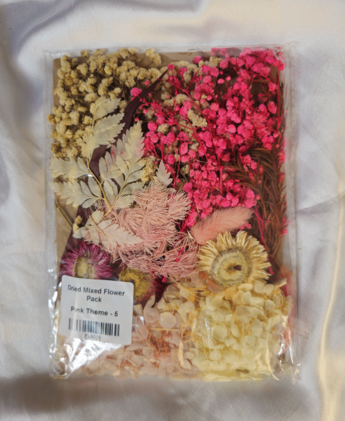 Pink 5 Theme Dried Mix Flower Pack