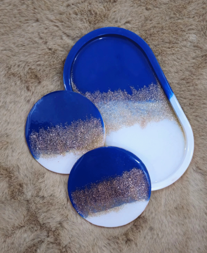Mini Tray with coasters