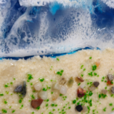 Blue White Ocean Wall Art