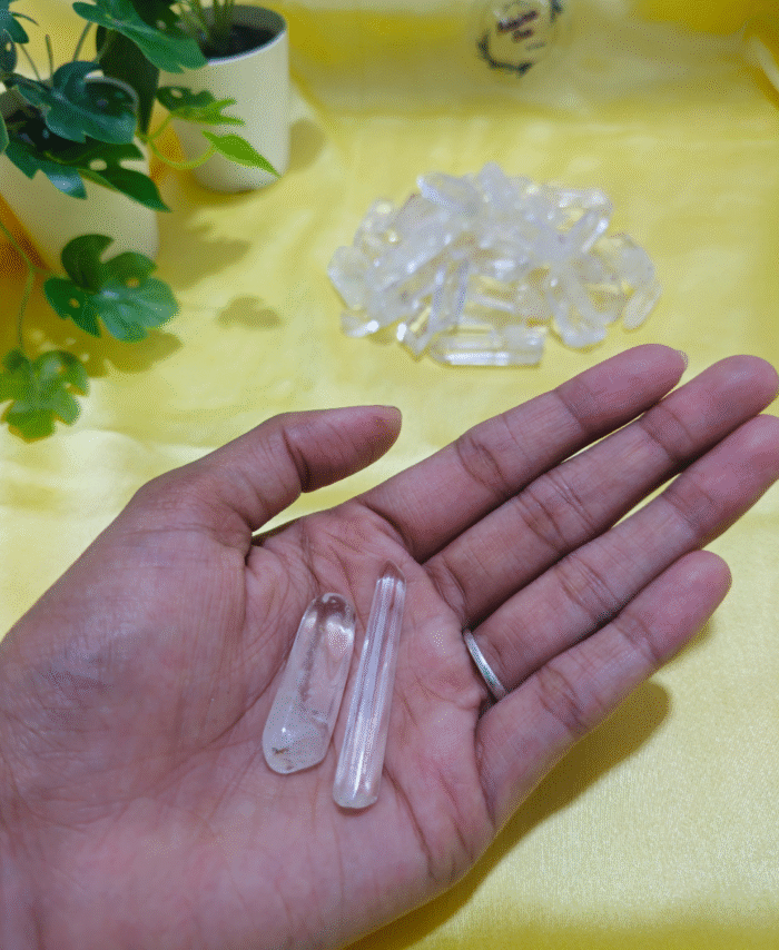 Natural Clear Quartz Crystal Pointer for Resin Art and Healing