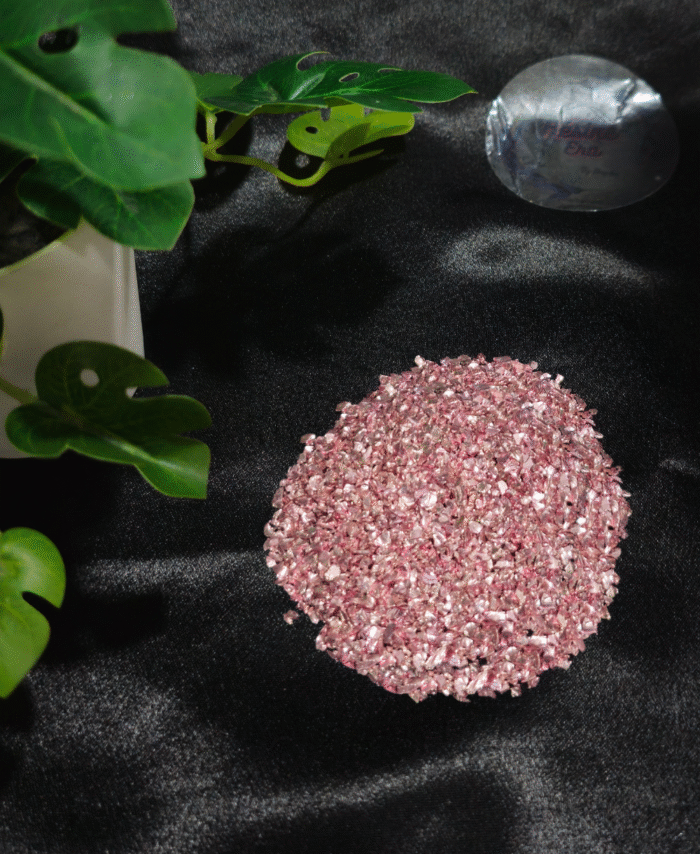 Metallic crystal granules for resin art and craft decoration